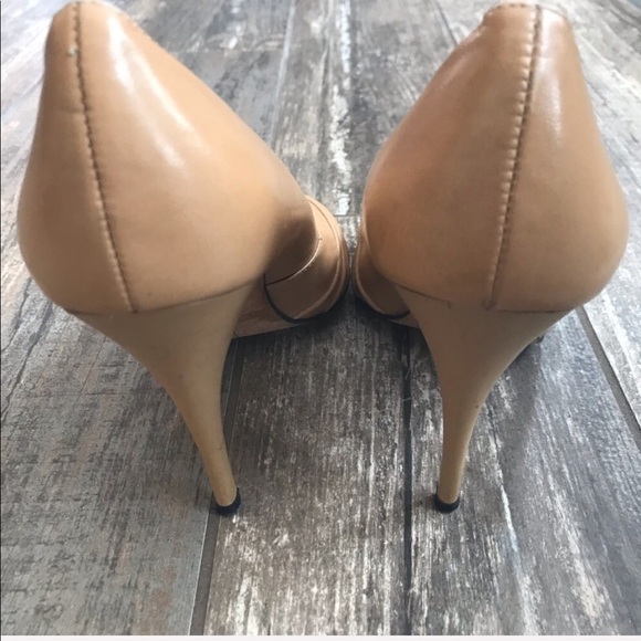 Vintage STEVEN by Steve Madden embellished open toe leather heels size 8.5 - Picture 5 of 10